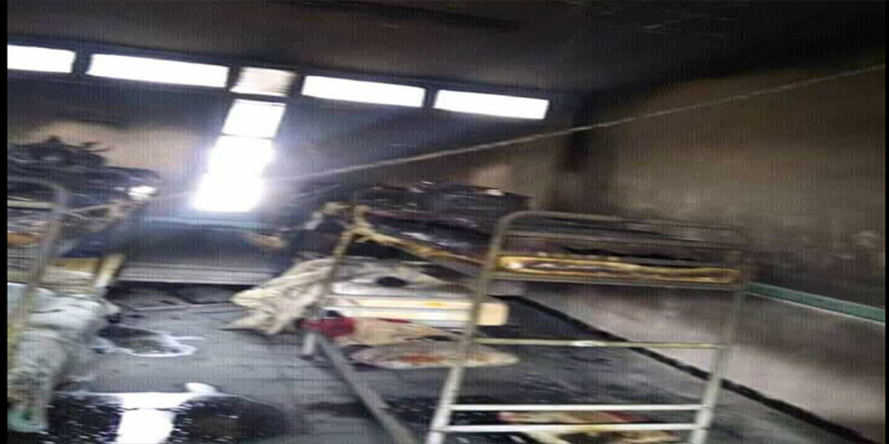 حصر شبهة حرق مبيت إعدادية سيدي بوزيد في تلميذ مقيم
